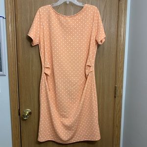 Pinkblush Maternity polka dot dress size 2X